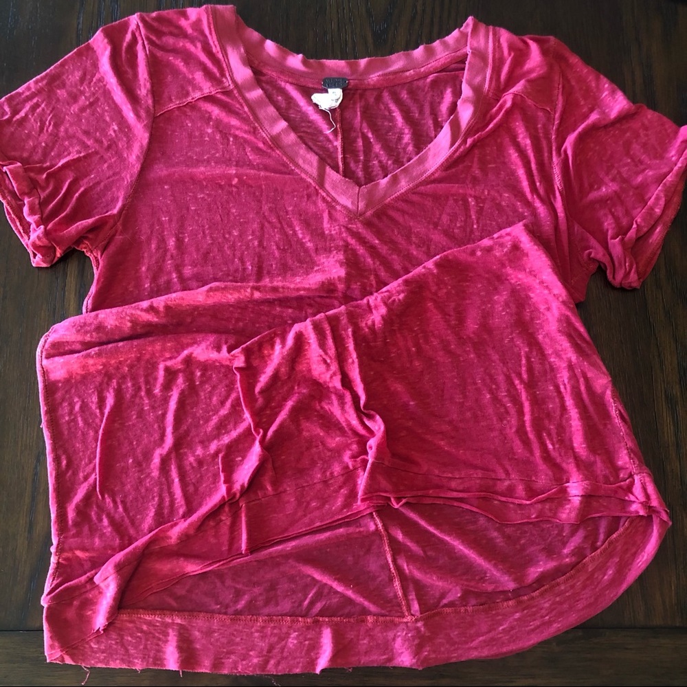 Free People Pink T-Shirt